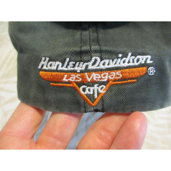 American Made Harley-Davidson Las Vegas Cafe Ball Cap pre-owned Rare Vintage - Picture 6 of 6